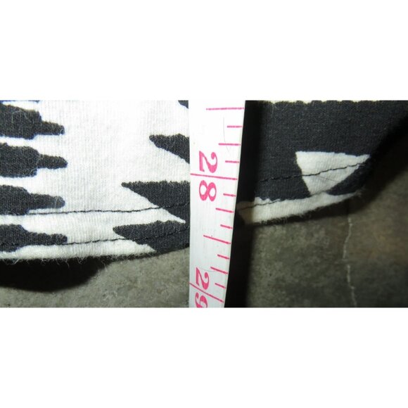 BOGO Boho Black & White Ikat Print Belted Cardigan Jacket Evening wear XL - Picture 5 of 7